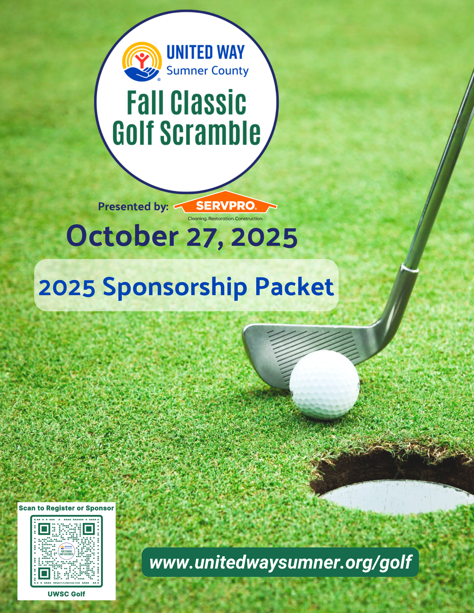 cover for 2025 UWSC Fall Classic Golf Scramble cover page