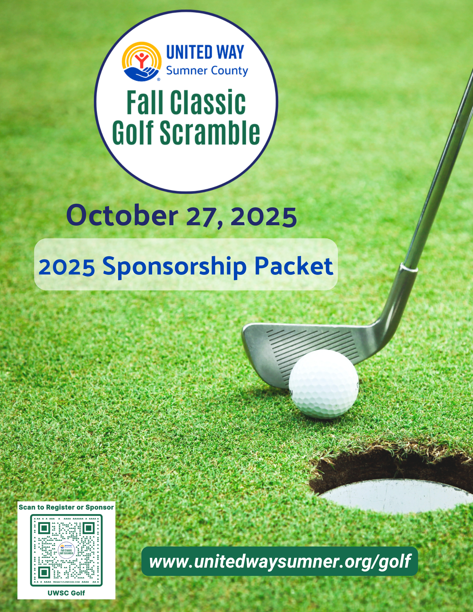 2025 UWSC Golf Sponsor Packet cover page