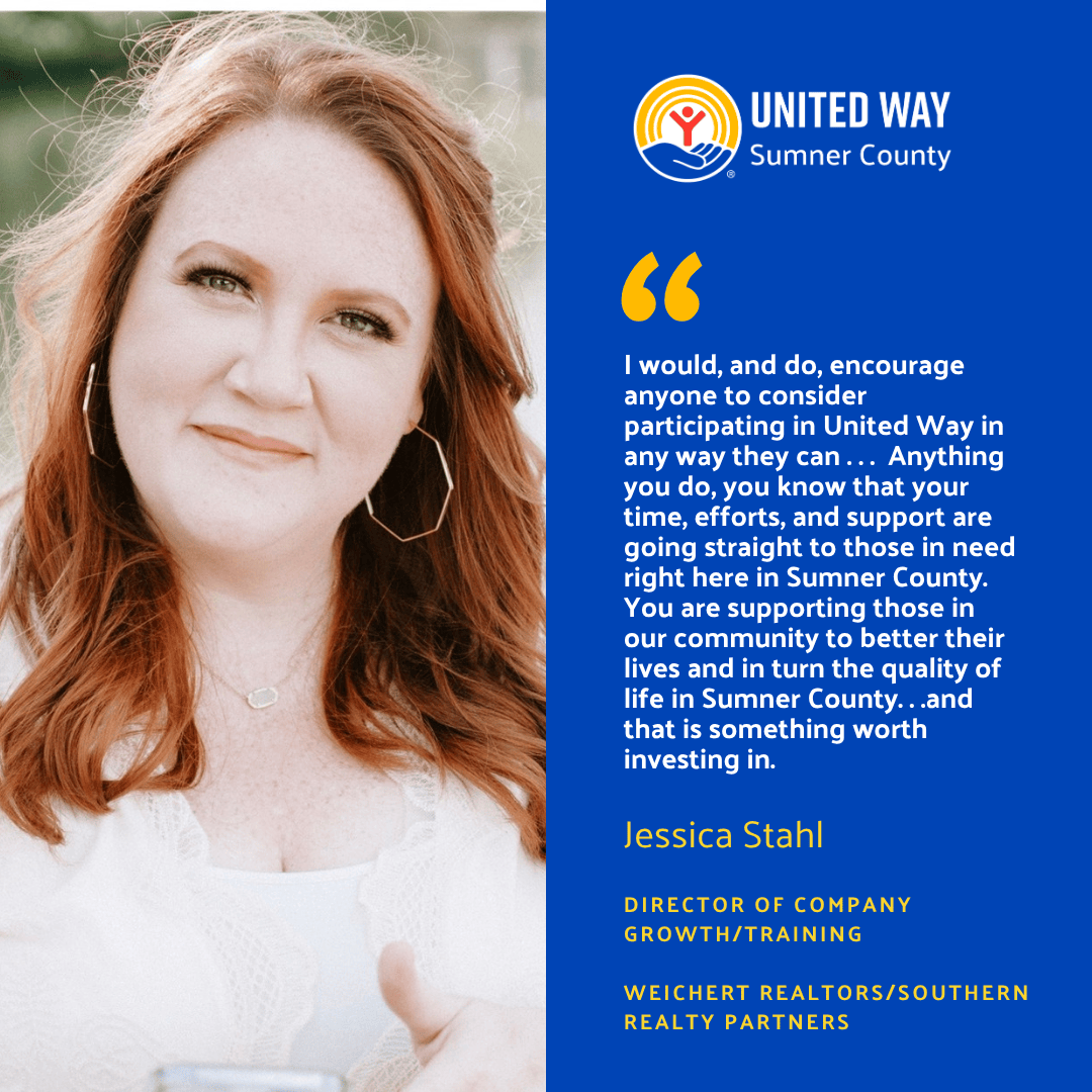 Jessica Stahl photo and quote re UWSC