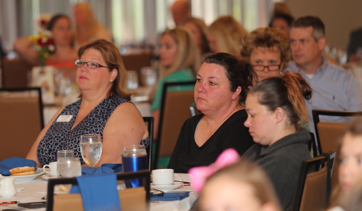 Guests listen to presentations during the annual UWSC Community Celebration Breakfast.