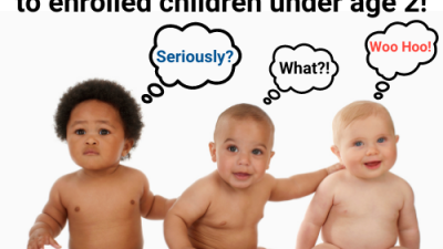 3 babies with thoughts about free diapers