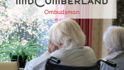 Two women in wheelchairs at nursing home